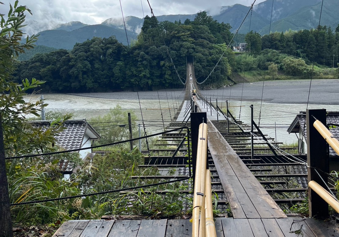 塩郷の吊り橋